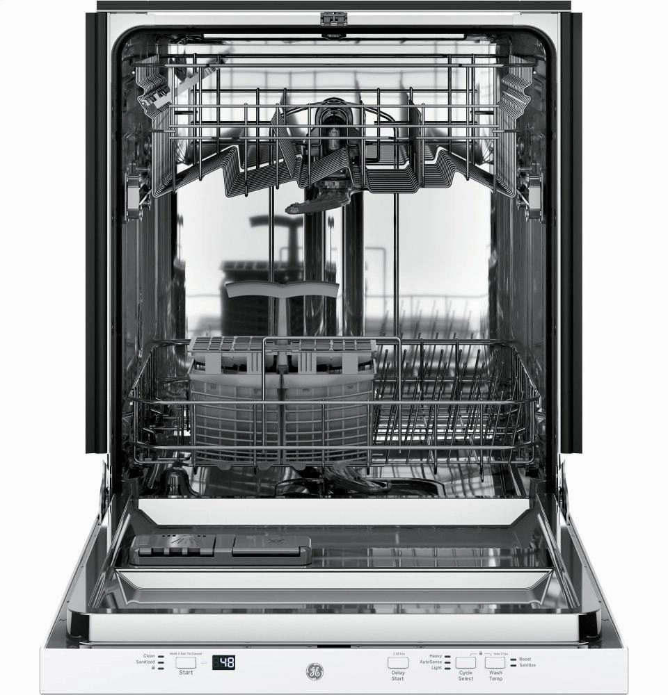 Ge Appliances GDT225SGLWW Ge Ada Compliant Stainless Steel Interior Dishwasher With Sanitize Cycle
