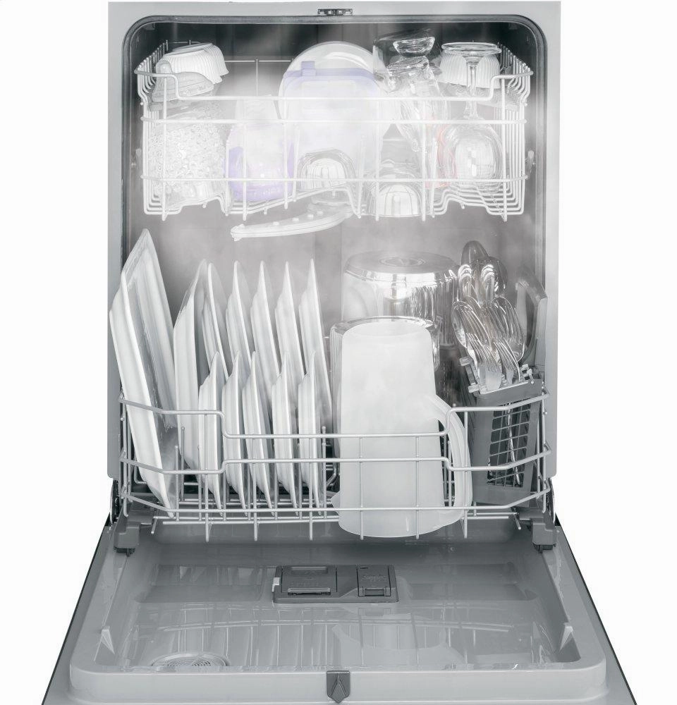 Ge Appliances GDT530PGPBB Ge Top Control With Plastic Interior Dishwasher With Sanitize Cycle & Dry Boost