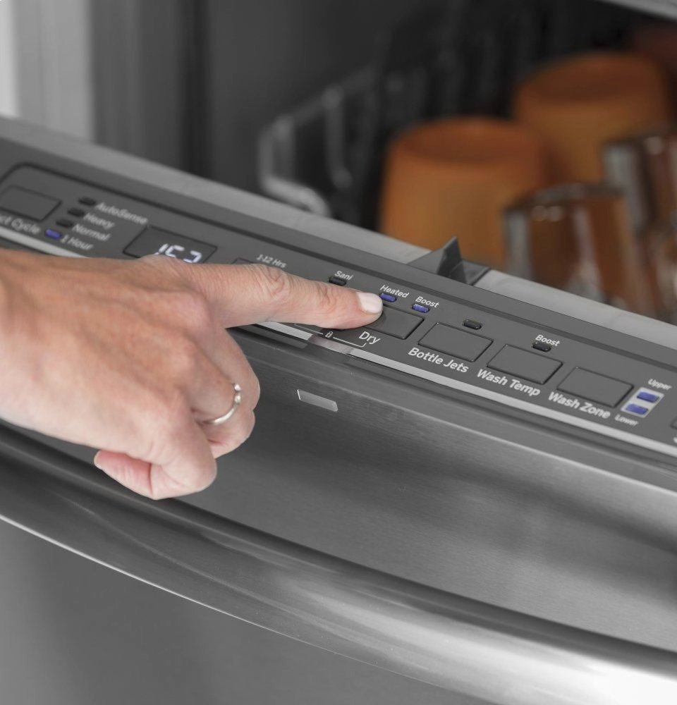 Ge Appliances GDT535PSMSS Ge Top Control With Plastic Interior Dishwasher With Sanitize Cycle & Dry Boost