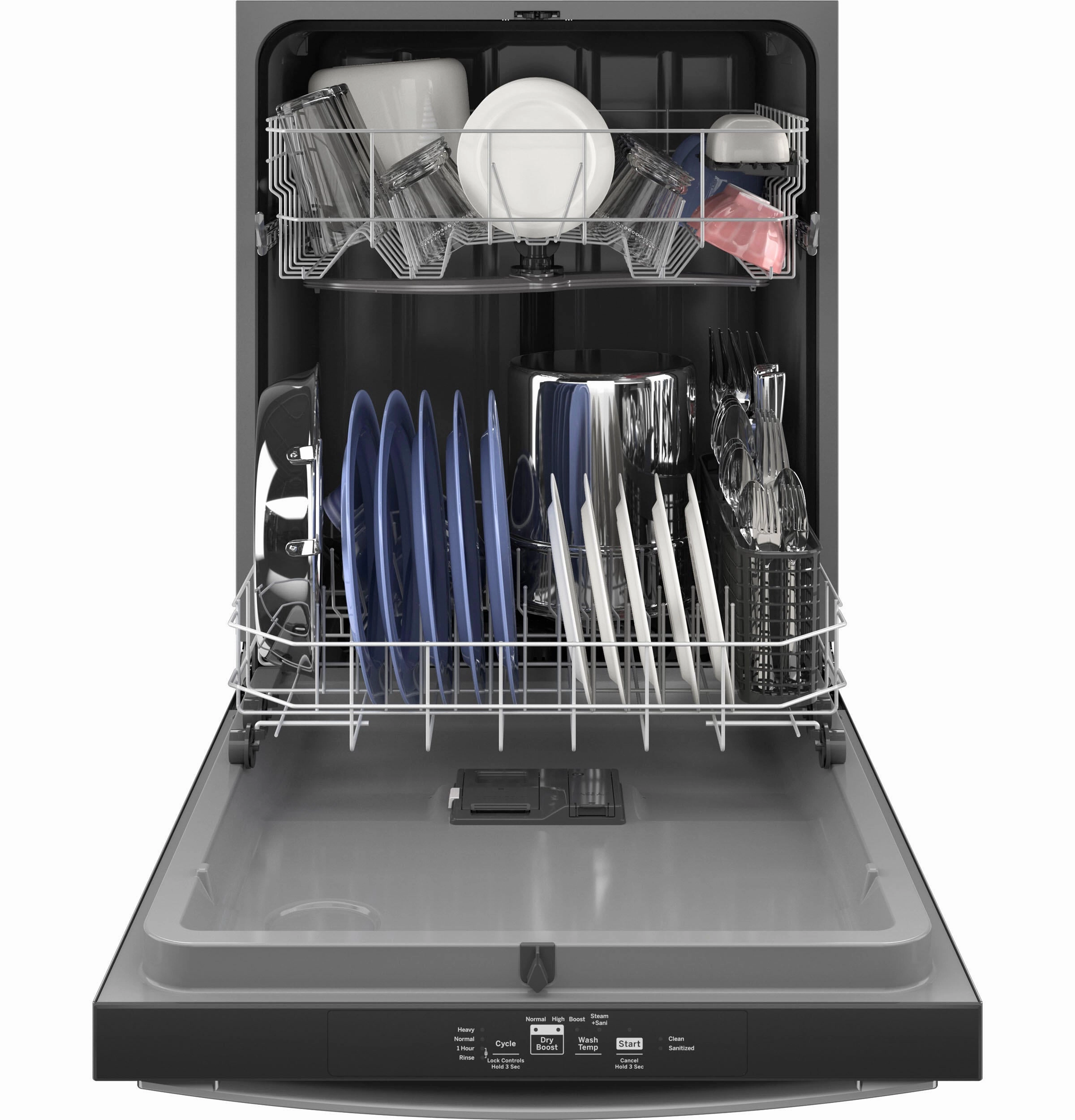 Ge Appliances GDT535PSRSS Ge Top Control With Plastic Interior Dishwasher With Sanitize Cycle & Dry Boost