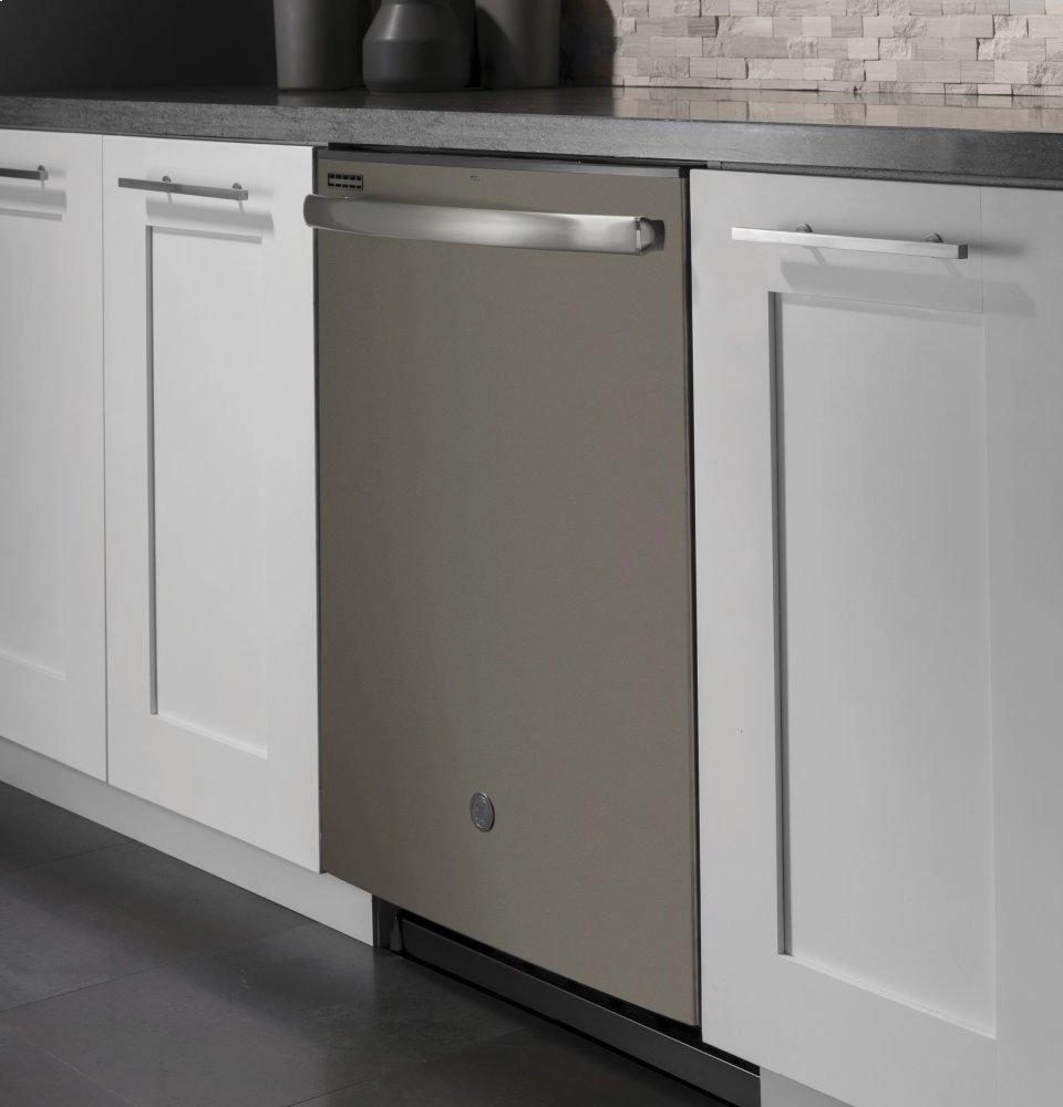 Ge Appliances GDT605PMMES Ge Top Control With Plastic Interior Dishwasher With Sanitize Cycle & Dry Boost