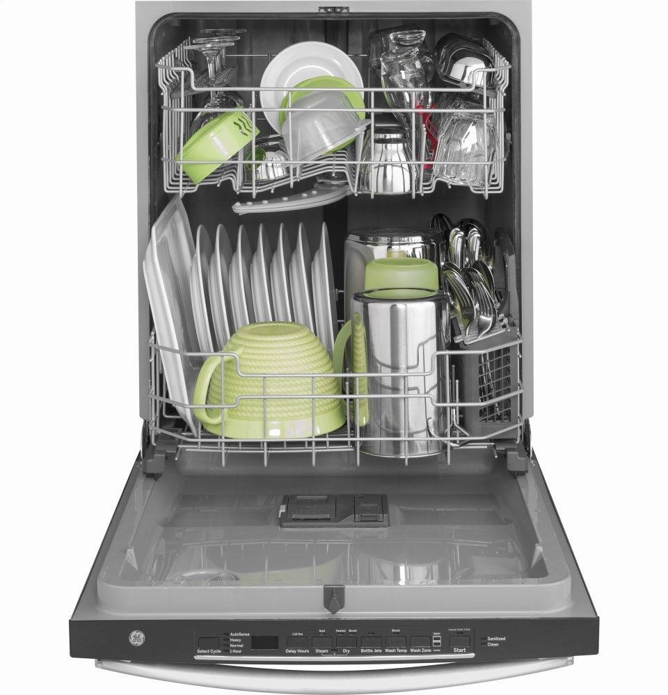 Ge Appliances GDT605PSMSS Ge Top Control With Plastic Interior Dishwasher With Sanitize Cycle & Dry Boost