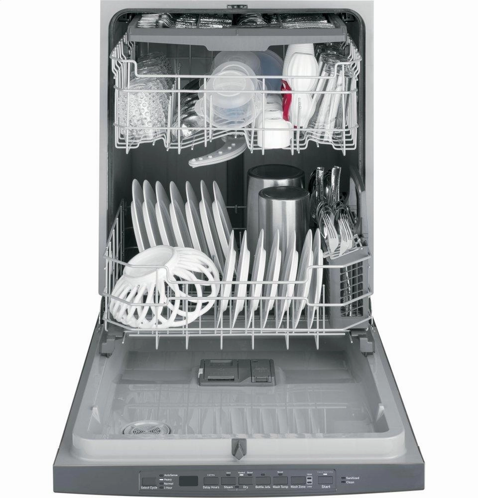 Ge Appliances GDT630PMMES Ge Top Control With Plastic Interior Dishwasher With Sanitize Cycle & Dry Boost