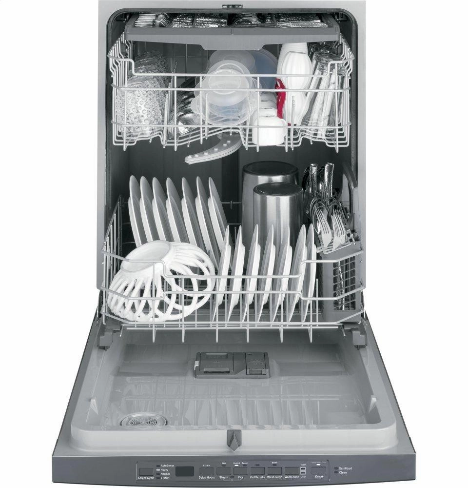Ge Appliances GDT630PYMFS Ge Fingerprint Resistant Top Control With Plastic Interior Dishwasher With Sanitize Cycle & Dry Boost