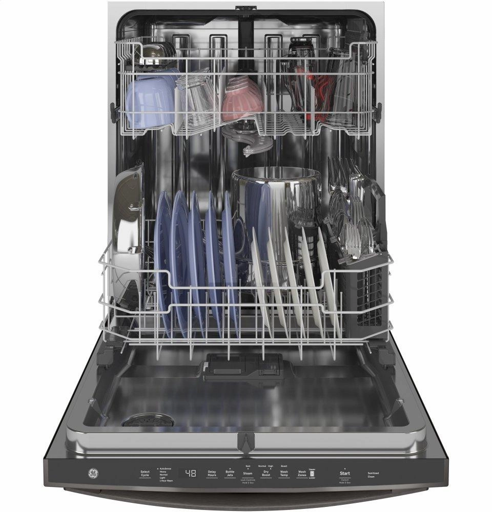 Ge Appliances GDT645SFNDS Ge Top Control With Stainless Steel Interior Dishwasher With Sanitize Cycle & Dry Boost With Fan Assist