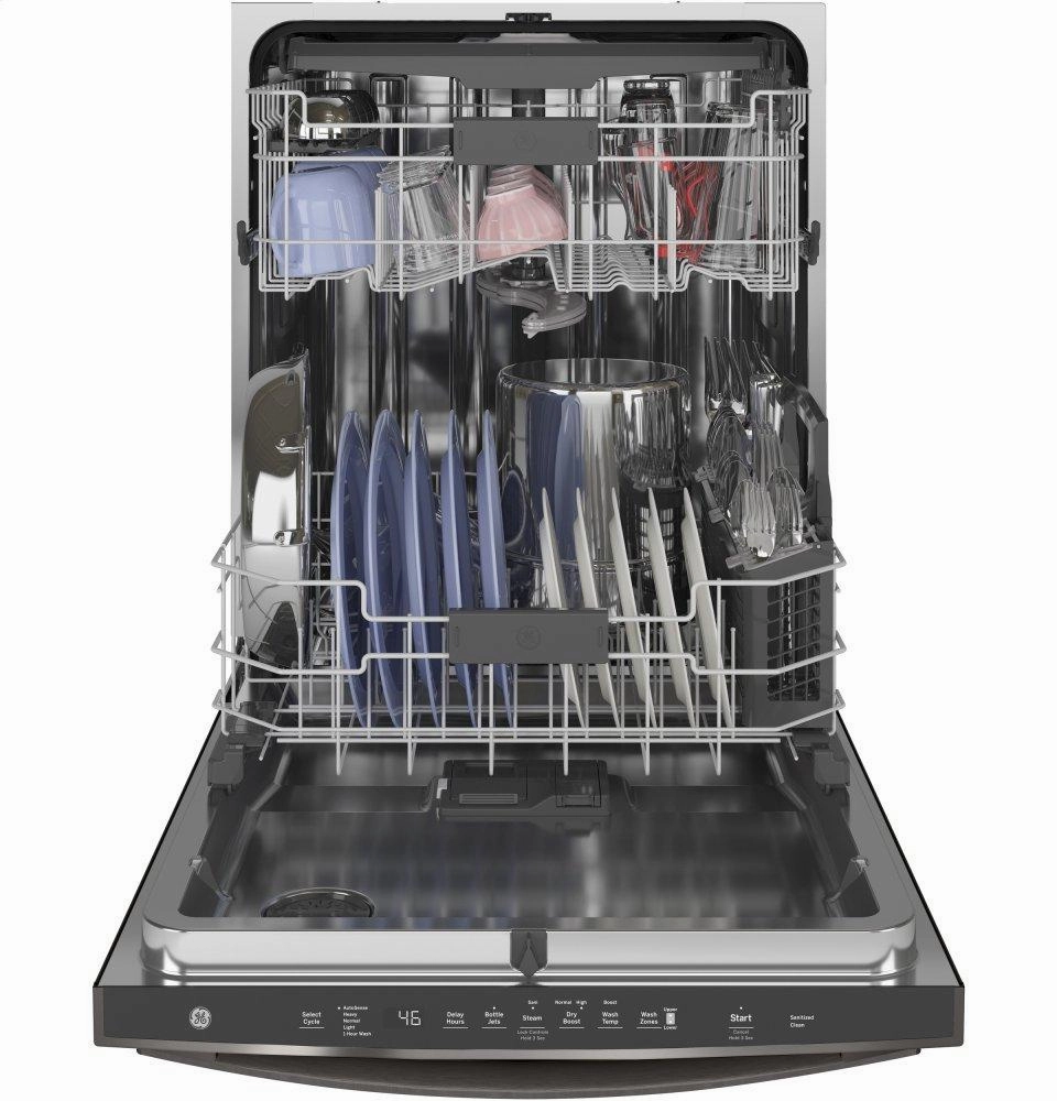 Ge Appliances GDT665SBNTS Ge Top Control With Stainless Steel Interior Dishwasher With Sanitize Cycle & Dry Boost With Fan Assist