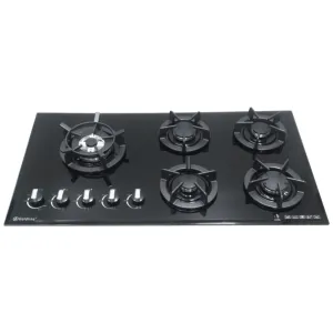 Goldline Avard GLDUAL5BZLPG-CAST 93cm Gas Cooktop