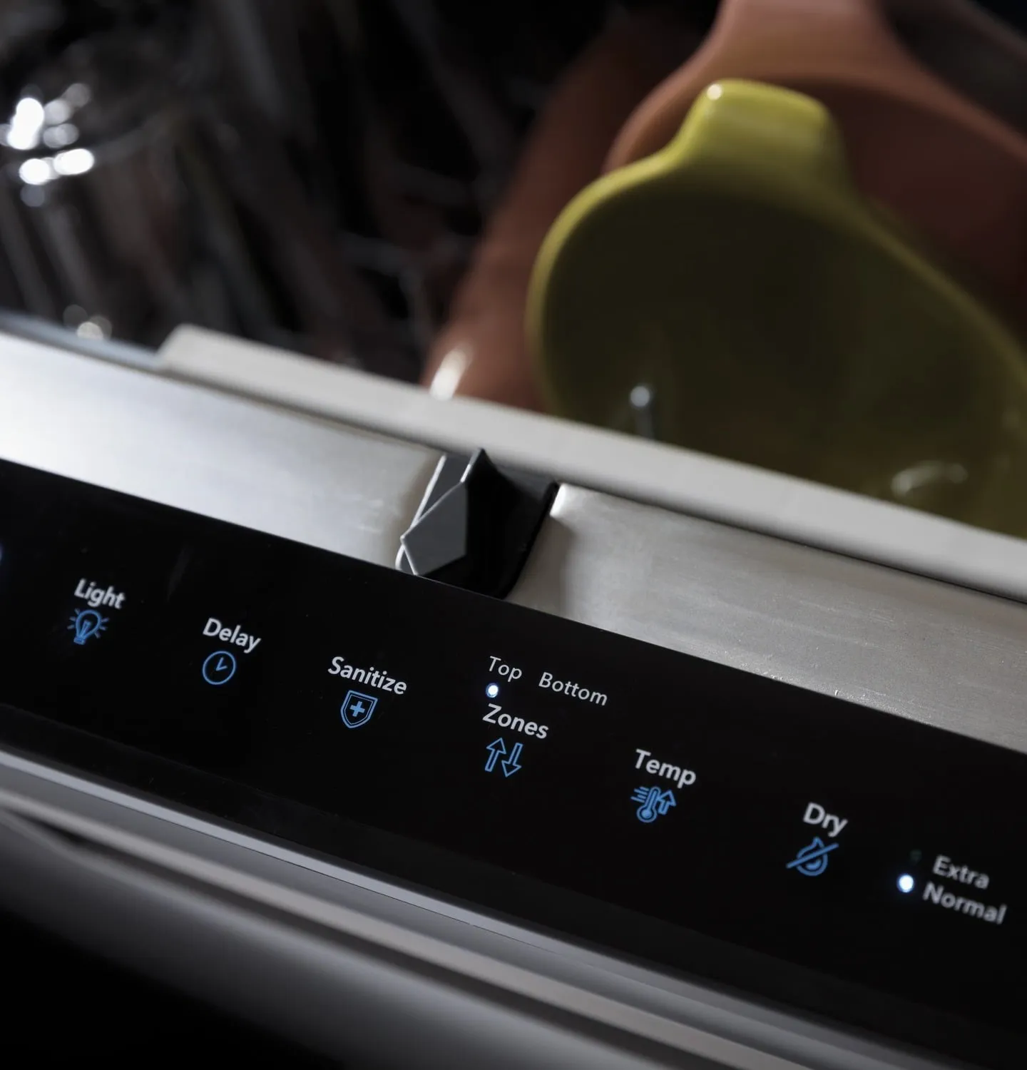 Haier QDP555SYNFS Haier Smart Top Control With Stainless Steel Interior Dishwasher With Sanitize Cycle