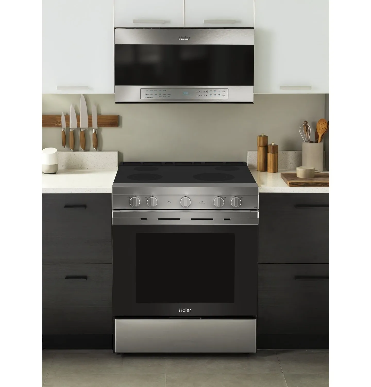 Haier QSS740RNSS 30" Smart Slide-In Electric Range With Convection
