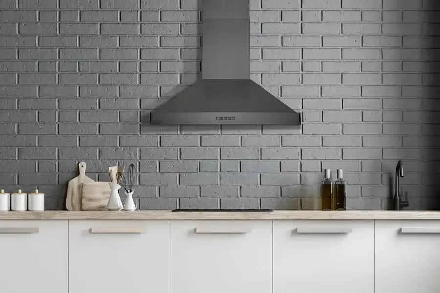 Hauslane Chef 30 in. Convertible Black Stainless Steel Wall Mount Range Hood (WM-590BSS-30)
