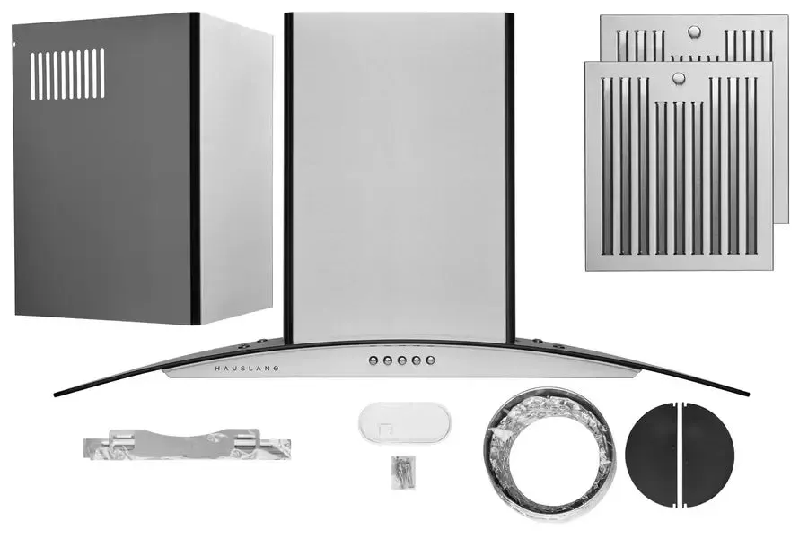 HauslaneChef Convertible Stainless Steel Wall Mount Range Hood with Size Options (WM-600SS)