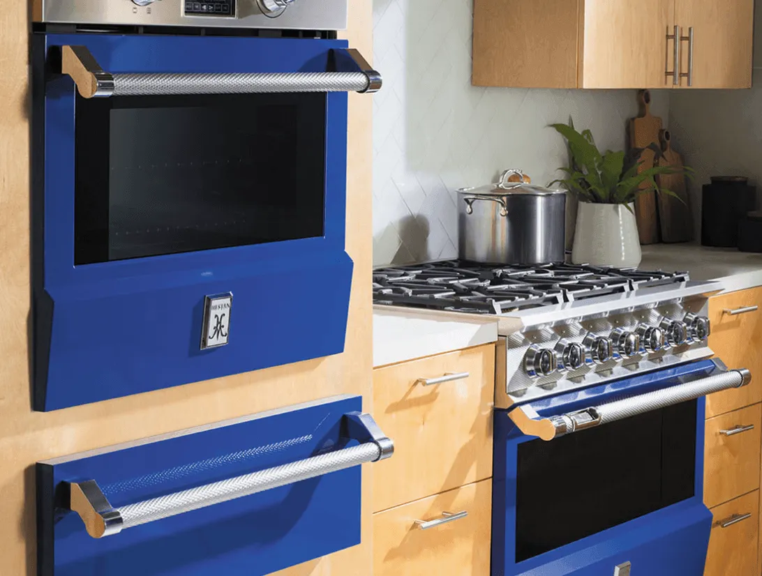 Hestan KRD365NGYW 36" 5-Burner Dual Fuel Range - Natural Gas - Yellow / Sol