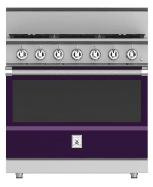Hestan KRG365LPPP 36" 5-Burner All Gas Range - Liquid Propane - Purple / Lush