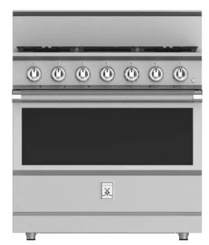 Hestan KRG365NG 36" 5-Burner All Gas Range - Natural Gas - Stainless Steel / Steeletto