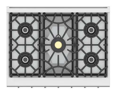 Hestan KRT365LP 36" 5-Burner Rangetop - Liquid Propane - Stainless Steel / Steeletto