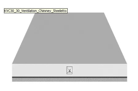 Hestan KVC36 36" Chimney Hood - Stainless Steel / Steeletto