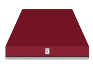 Hestan KVC36BG 36" Chimney Hood - Burgundy / Tin Roof