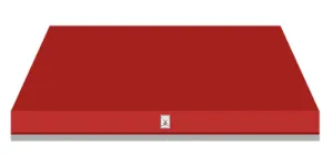 Hestan KVC54RD 54" Chimney Hood - Red / Matador