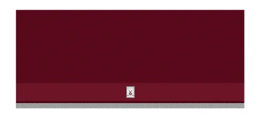 Hestan KVP42BG 42" Pro Canopy Hood - Burgundy / Tin Roof