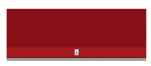 Hestan KVP48RD 48" Pro Canopy Hood - Red / Matador