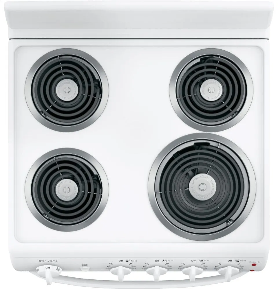 Hotpoint RAS240DMWW Hotpoint 24" Electric Free-Standing Front-Control Range