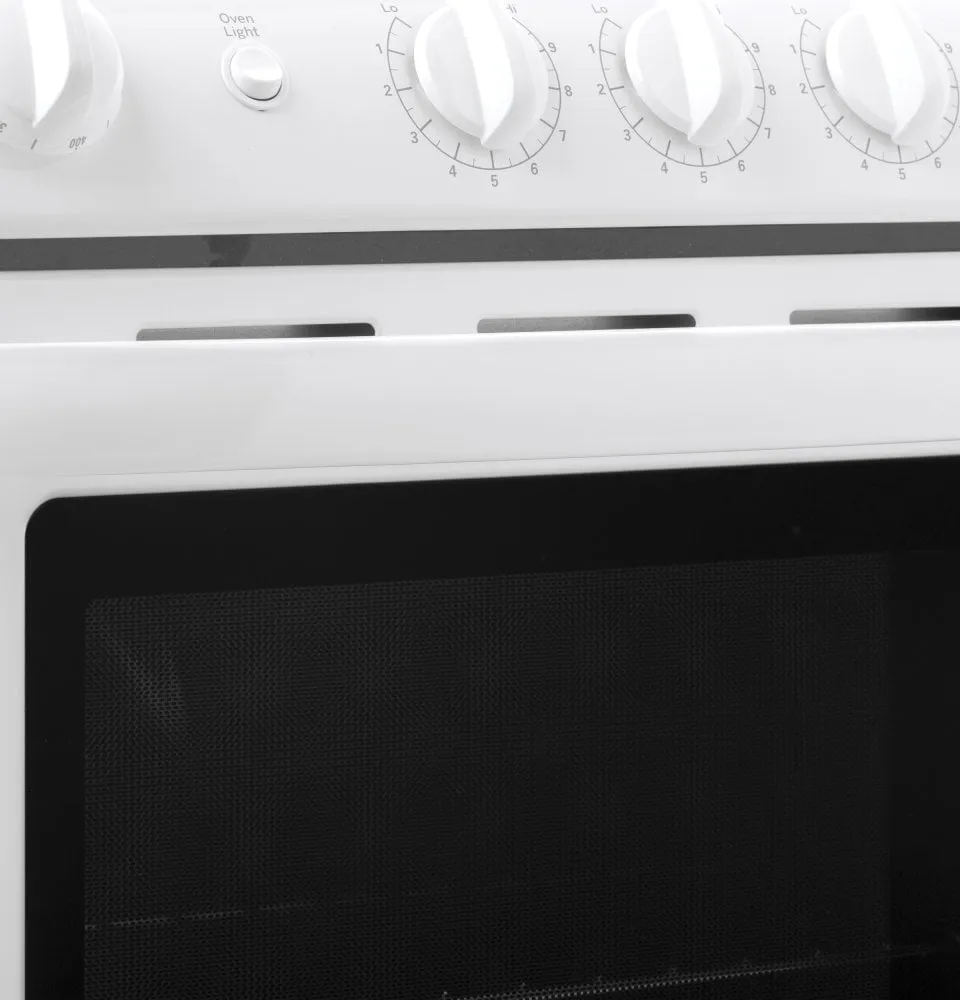 Hotpoint RAS240DMWW Hotpoint 24" Electric Free-Standing Front-Control Range