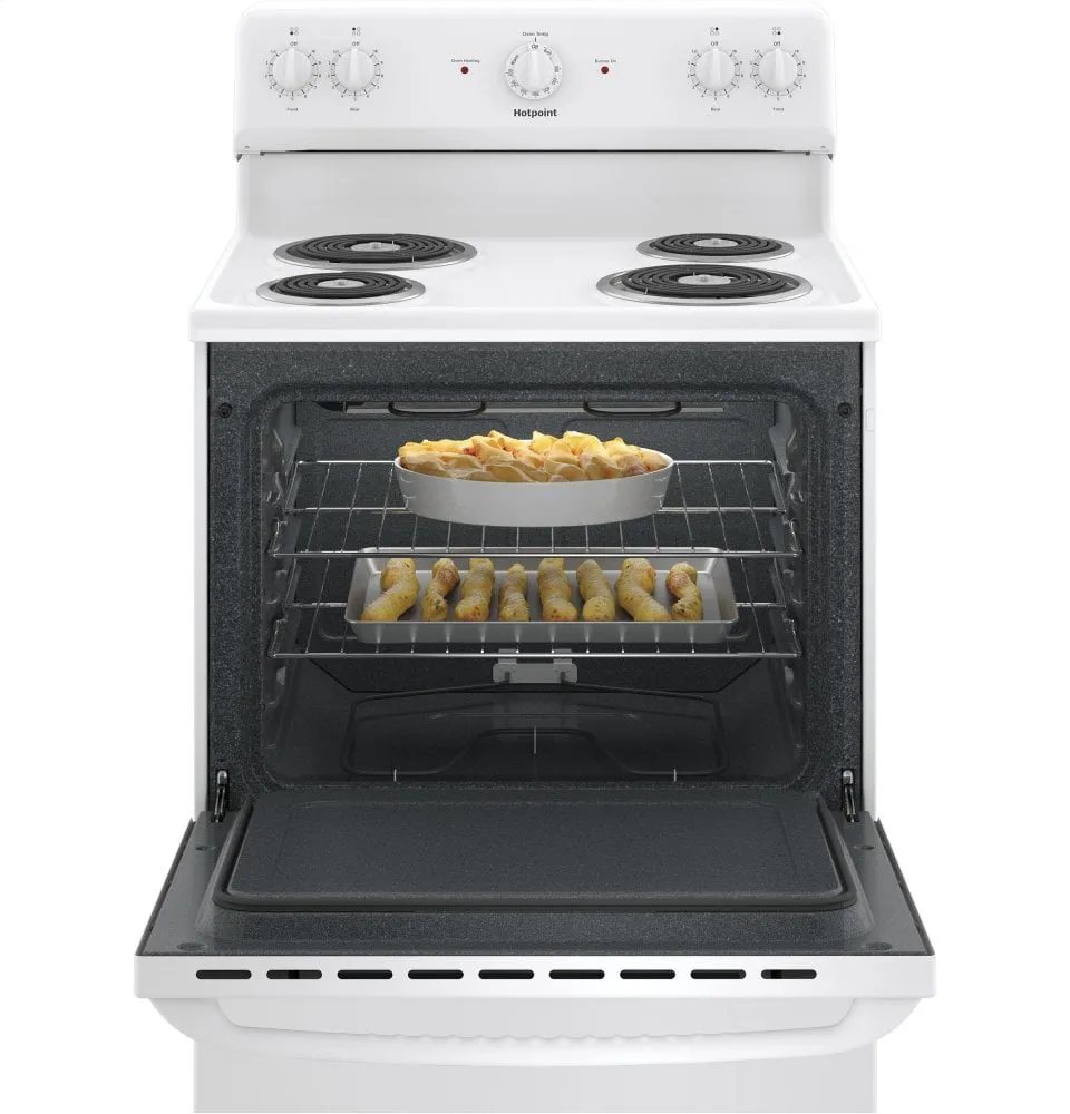 Hotpoint RBS160DMWW Hotpoint 30" Free-Standing Electric Range