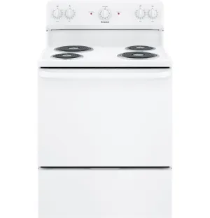 Hotpoint RBS160DMWW Hotpoint 30" Free-Standing Electric Range