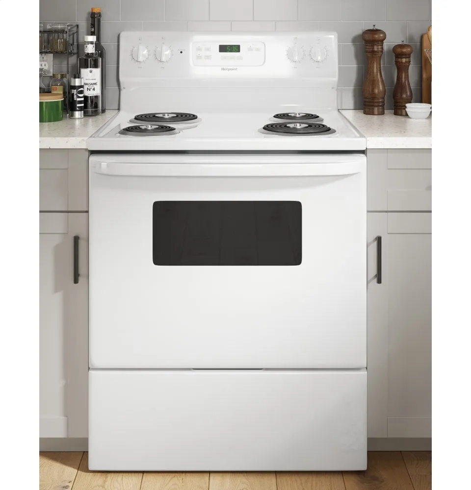 Hotpoint RBS360DMWW Hotpoint 30" Free-Standing Standard Clean Electric Range
