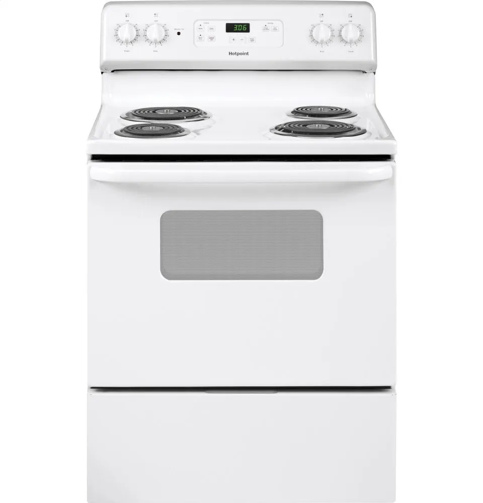 Hotpoint RBS360DMWW Hotpoint 30" Free-Standing Standard Clean Electric Range