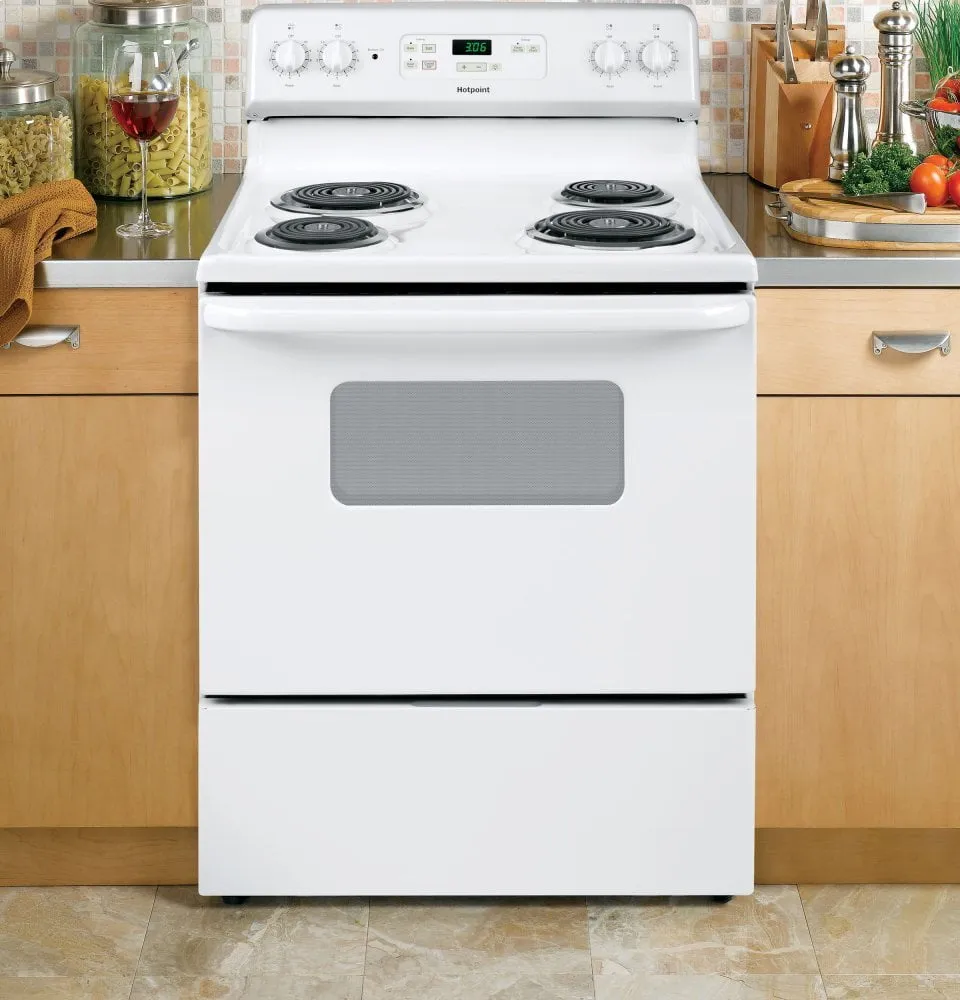 Hotpoint RBS360DMWW Hotpoint 30" Free-Standing Standard Clean Electric Range