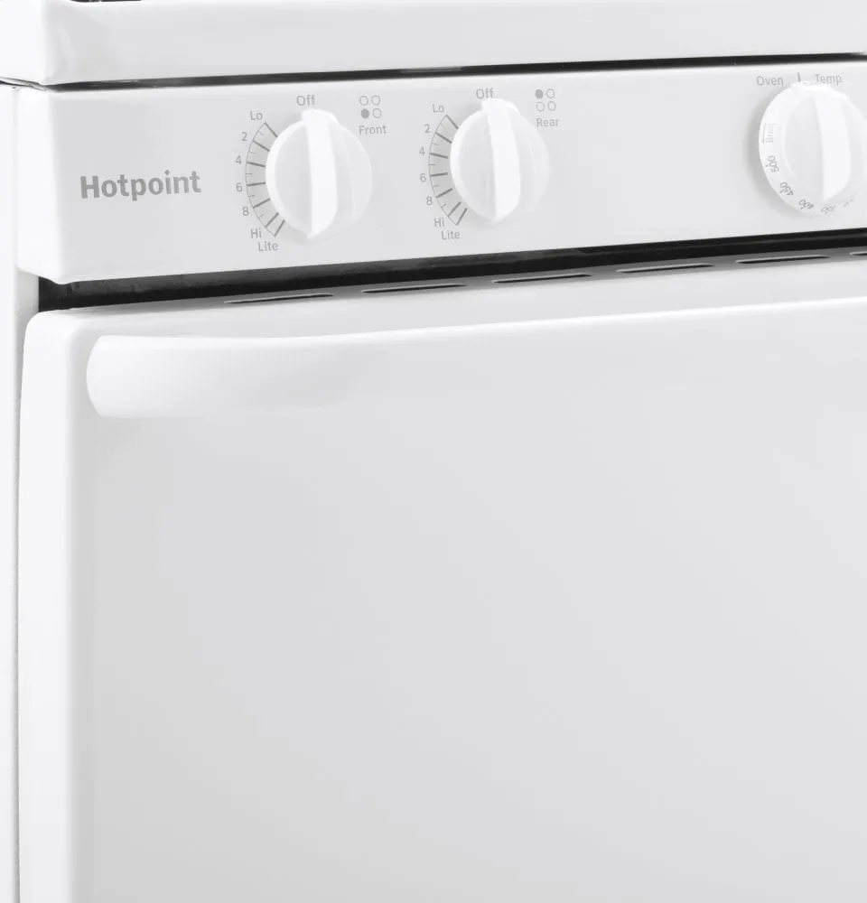 Hotpoint RGBS100DMWW Hotpoint 30" Free-Standing Gas Range