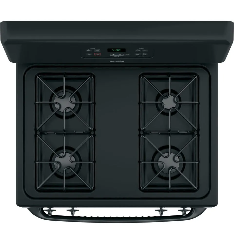 Hotpoint RGBS400DMBB Hotpoint 30" Free-Standing Standard Clean Gas Range
