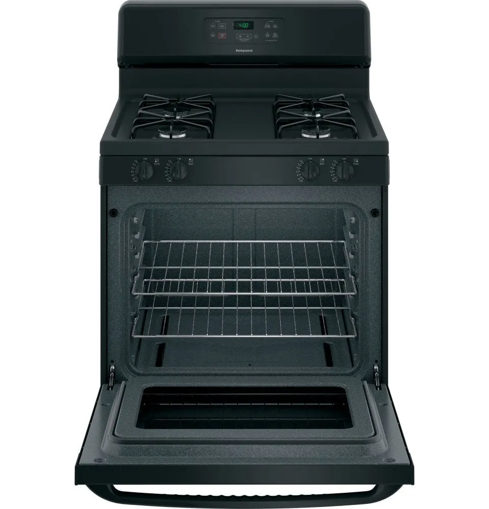 Hotpoint RGBS400DMBB Hotpoint 30" Free-Standing Standard Clean Gas Range