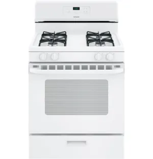 Hotpoint RGBS400DMWW Hotpoint 30" Free-Standing Standard Clean Gas Range