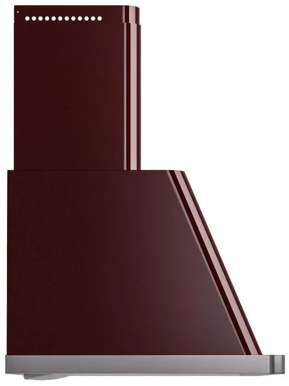 Ilve UAM100BU Majestic 40 Inch Burgundy Wall Mount Range Hood