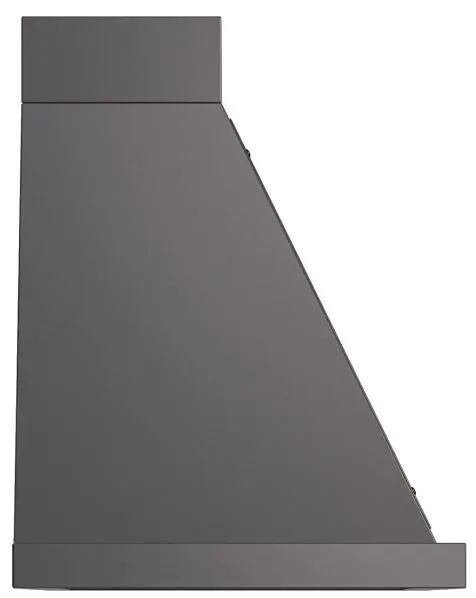 Ilve UANB36MGP Nostalgie 36 Inch Matte Graphite Wall Mount Range Hood