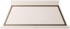 Ilve UANB60AWB Nostalgie 60 Inch Antique White Wall Mount Range Hood