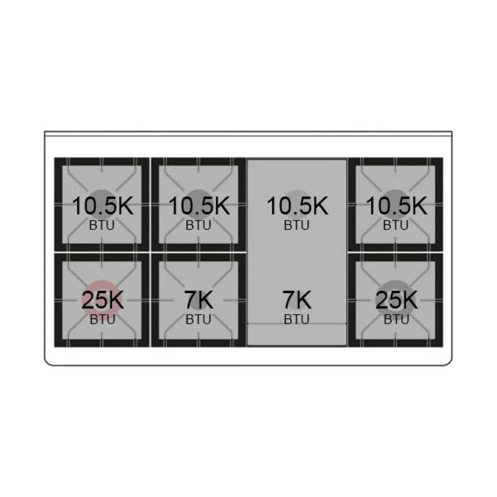 Ilve UN48FNMPBUCLP Ilve Un48Fnmpbuclp Nostalgie Ii Noblesse 48" Dual Fuel Range (8 Sealed Burners   Griddle, Liquid Propane, Triple Glass Door, Burgundy, Chrome)