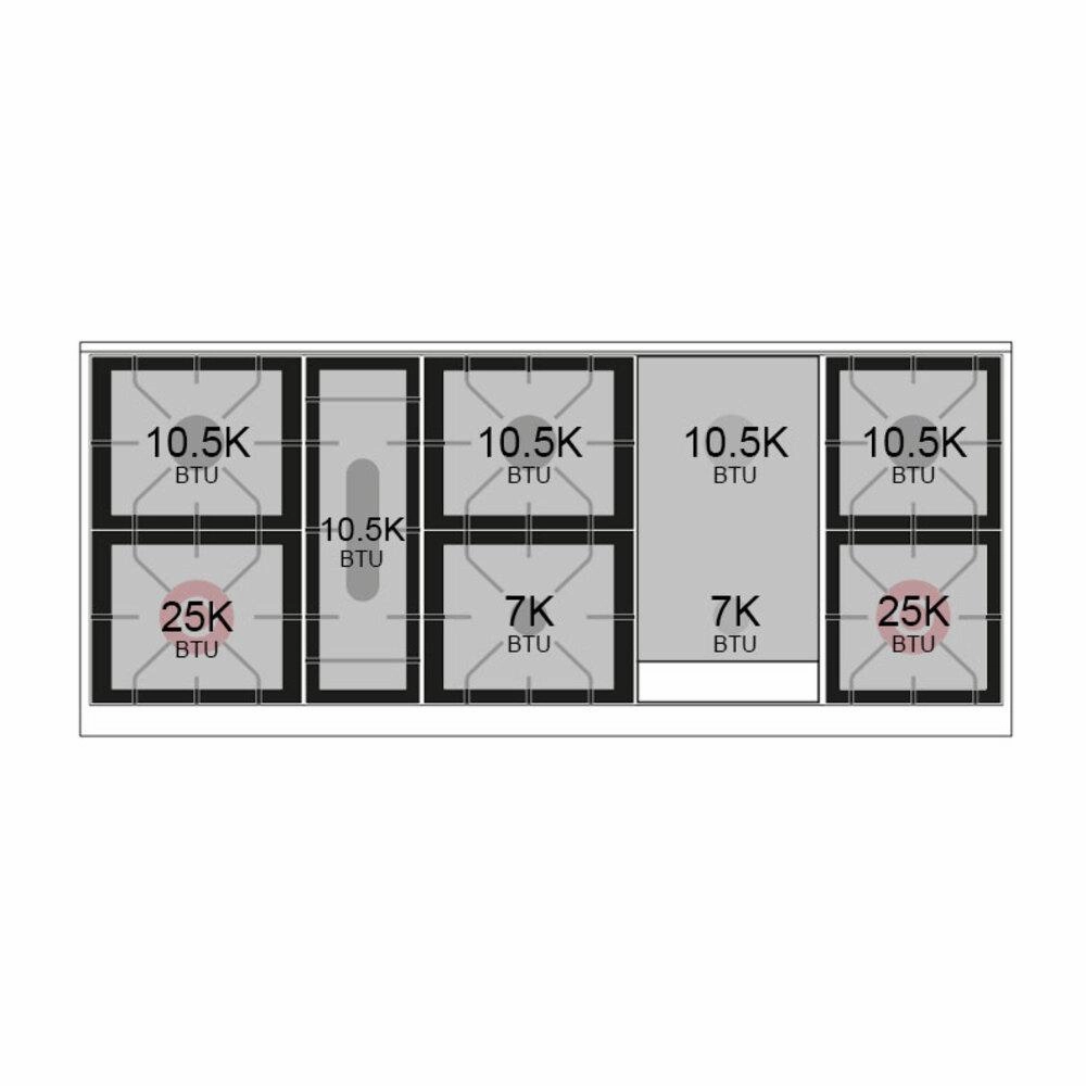 Ilve UN60FNMPAWC Ilve Un60Fnmpawc Nostalgie Ii Noblesse 60" Dual Fuel Range (9 Sealed Burners   Griddle, Natural Gas, Triple Glass Door, Antique White, Chrome)