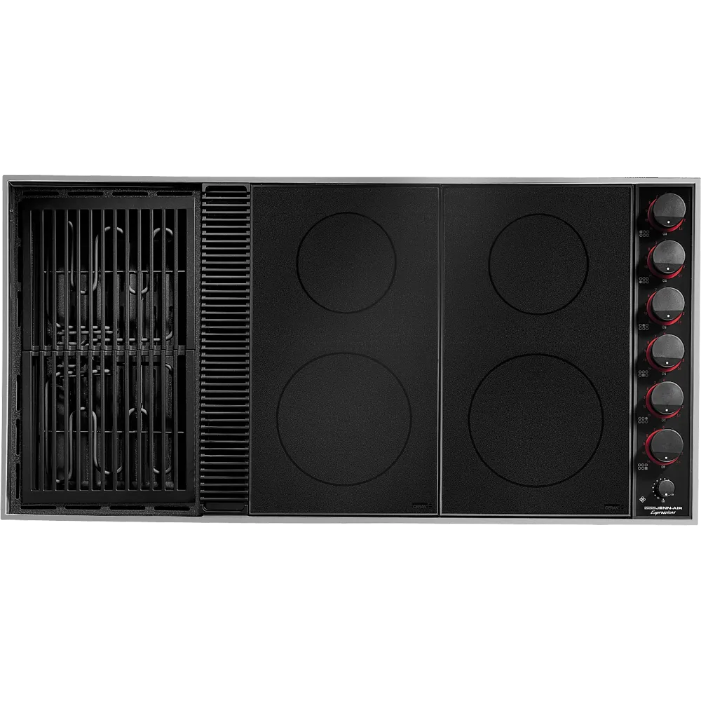 Jennair CVEX4370B 43" Expressions&#8482; Collection Modular Electric Downdraft Cooktop