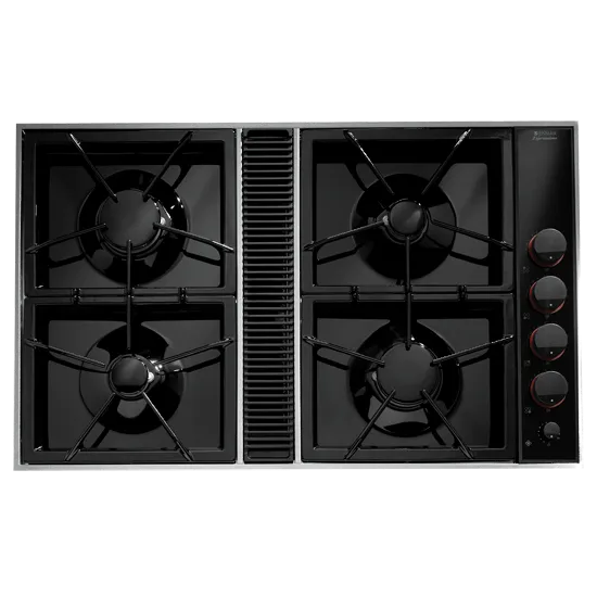 Jennair CVGX2423B Expressions Collection Gas Downdraft Cooktop, 34"
