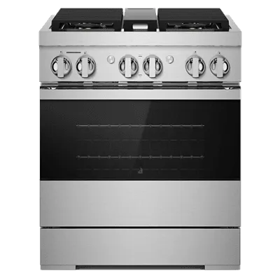 Jennair JDRP430HM Noir 30" Dual-Fuel Professional Range