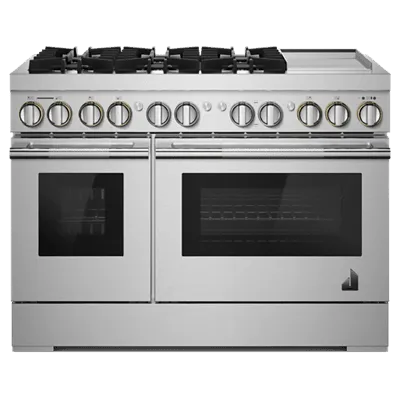 Jennair JDRP548HL Rise 48" Dual-Fuel Professional Range With Chrome-Infused Griddle