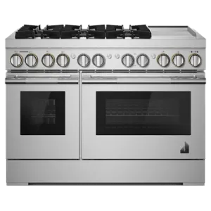 Jennair JDRP548HL Rise 48" Dual-Fuel Professional Range With Chrome-Infused Griddle