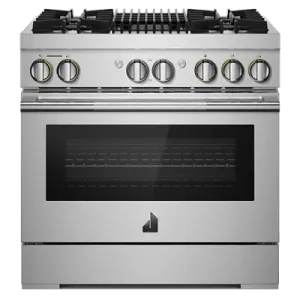 Jennair JDRP636HL Rise 36" Dual-Fuel Professional Range With Gas Grill
