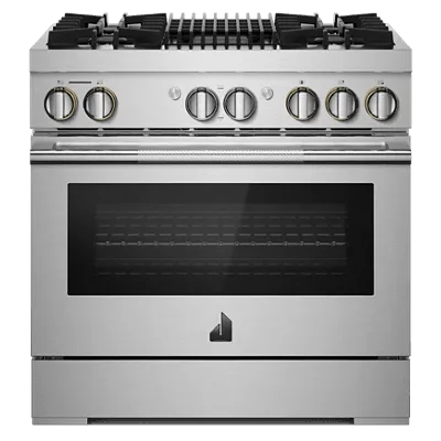 Jennair JDRP636HL Rise 36" Dual-Fuel Professional Range With Gas Grill