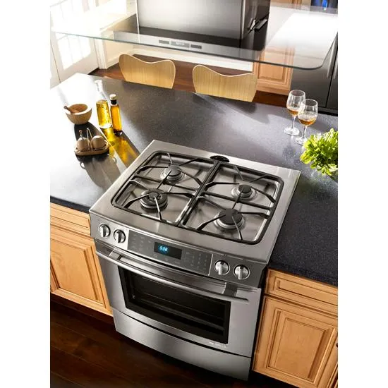 Jennair JDS8850CDB Slide-In Dual-Fuel Range With Convection, 30"