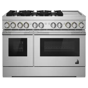 JennAir JDSP548HL Rise 48" Dual-Fuel Professional-Style Range With Chrome-Infused Griddle And Steam Assist