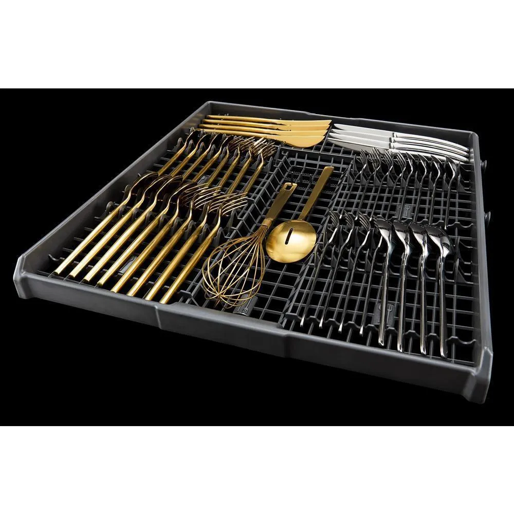Jennair JDTS3924SL Rise&#8482; 24" Built-In Dishwasher With Precise Fit 3Rd Rack For Cutlery With Plasma Coating, 39 Dba